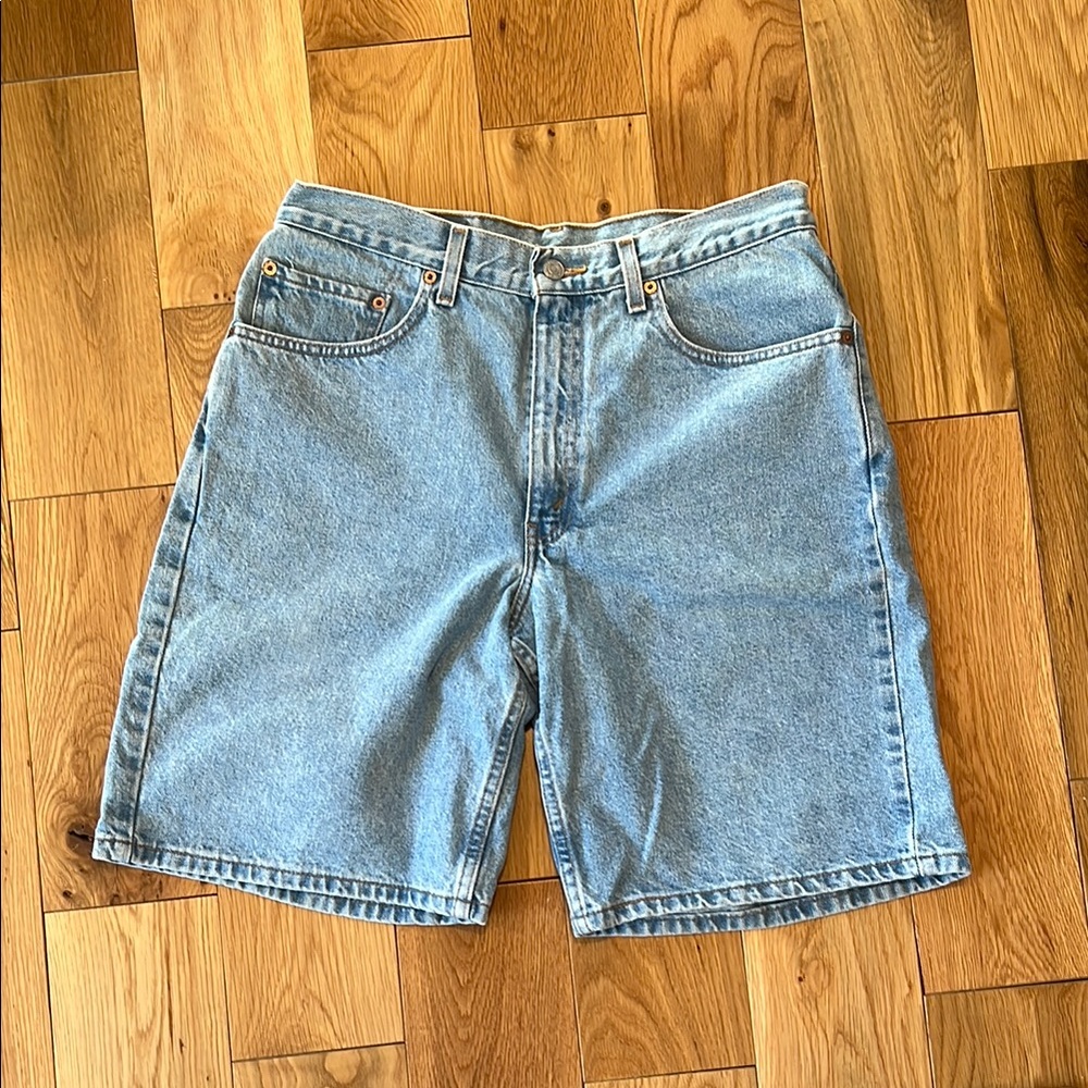 Men's Denim Shorts - Light Blue